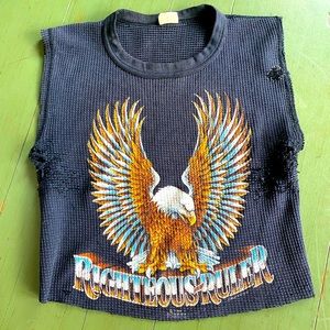 Vintage muscle Thermal Biker tee